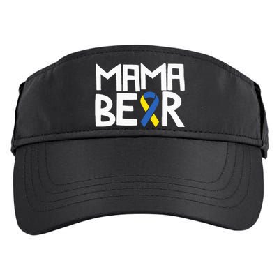 Mama Bear Down Syndrome Awareness Mom T21 Trisomy Adult Drive Performance Visor