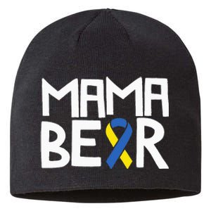 Mama Bear Down Syndrome Awareness Mom T21 Trisomy Sustainable Beanie