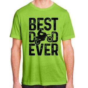 Motocross Best Dad Ever FatherS Day Dirt Bike Mx Biker Gft Gift Adult ChromaSoft Performance T-Shirt