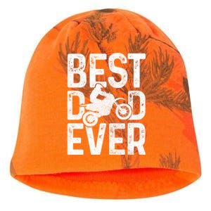 Motocross Best Dad Ever FatherS Day Dirt Bike Mx Biker Gft Gift Kati - Camo Knit Beanie