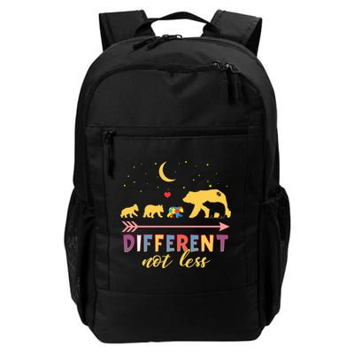 Mama Bear Different Not Less Autism Awareness Backpack