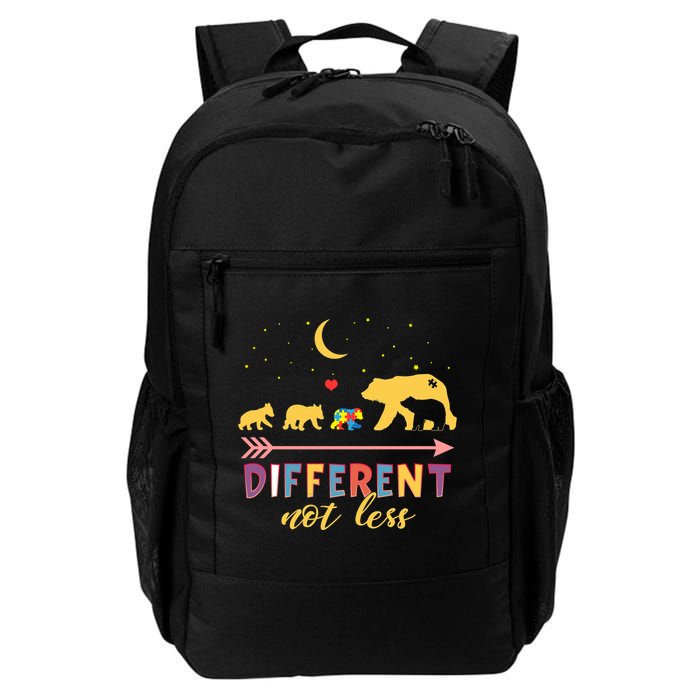 Mama Bear Different Not Less Autism Awareness Backpack