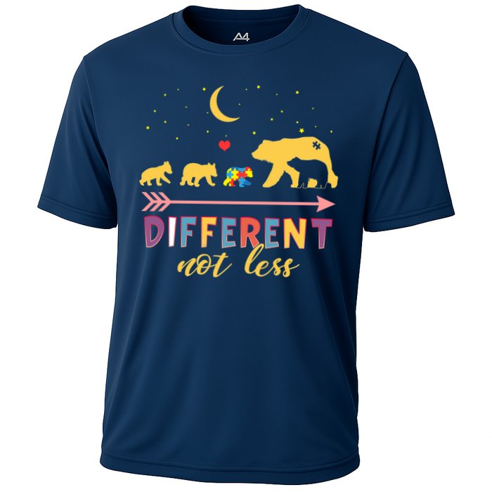 Mama Bear Different Not Less Autism Awareness Performance Shirt