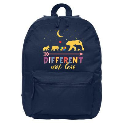 Mama Bear Different Not Less Autism Awareness 16 in Basic Backpack
