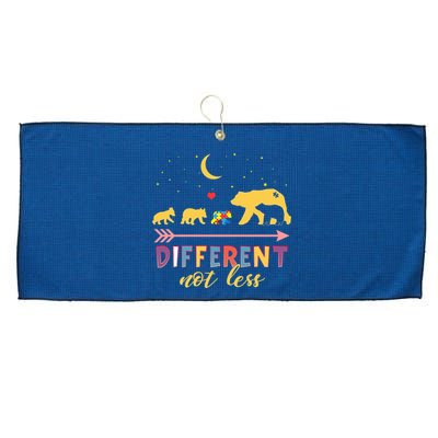 Mama Bear Different Not Less Autism Awareness Large Microfiber Waffle Golf Towel