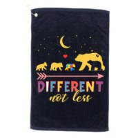 Mama Bear Different Not Less Autism Awareness Golf Towel