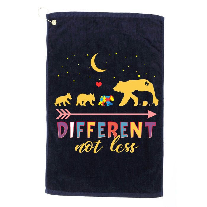 Mama Bear Different Not Less Autism Awareness Golf Towel