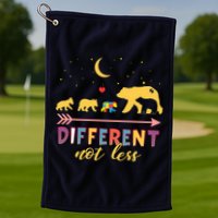 Mama Bear Different Not Less Autism Awareness Golf Towel