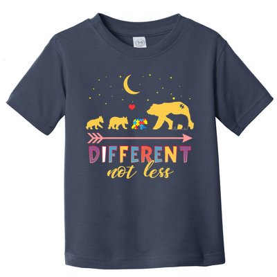 Mama Bear Different Not Less Autism Awareness Toddler T-Shirt