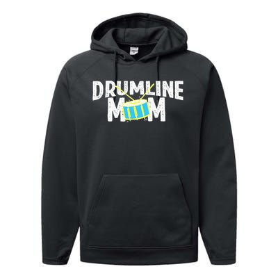 Marching Band Drums Drumline Mom Performance Fleece Hoodie