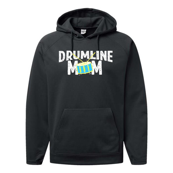 Marching Band Drums Drumline Mom Performance Fleece Hoodie