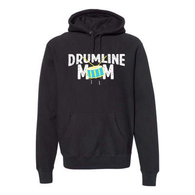 Marching Band Drums Drumline Mom Premium Hoodie