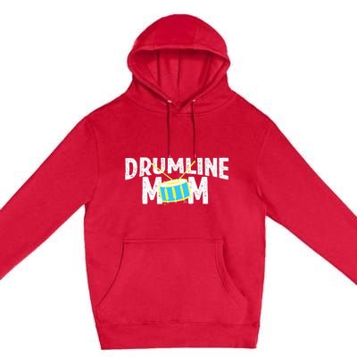 Marching Band Drums Drumline Mom Premium Pullover Hoodie