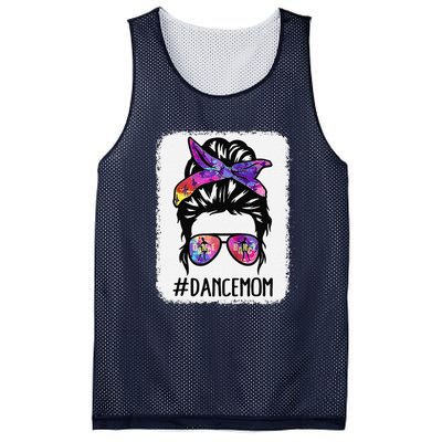 Messy Bun Dance Mom Life Ballet Dancing Mother's Day Mesh Reversible Basketball Jersey Tank