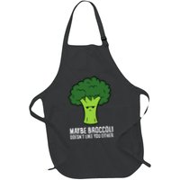 Maybe Broccoli DoesnT Like You Either Vegetable Brokkoli Apron
