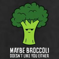 Maybe Broccoli DoesnT Like You Either Vegetable Brokkoli Microfiber Hand Towel