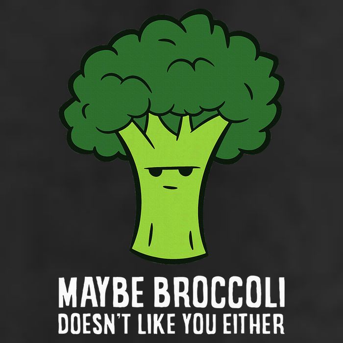Maybe Broccoli DoesnT Like You Either Vegetable Brokkoli Microfiber Hand Towel