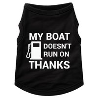 My Boat Does Not Run on Thanks Gas Money Doggie Tank