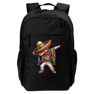 Mexican Boy Dabbing Poncho Cinco De Mayo Daily Commute Backpack