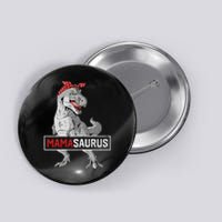 Mamasaurus Birthday Dinosaur Mommy Family Matching Button