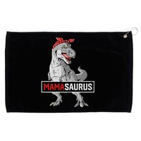 Mamasaurus Birthday Dinosaur Mommy Family Matching Grommeted Golf Towel