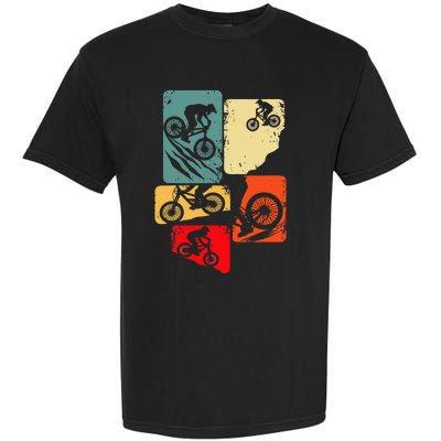 Mountain Bike Downhill Mtb Biking Cycling Biker Garment-Dyed Heavyweight T-Shirt