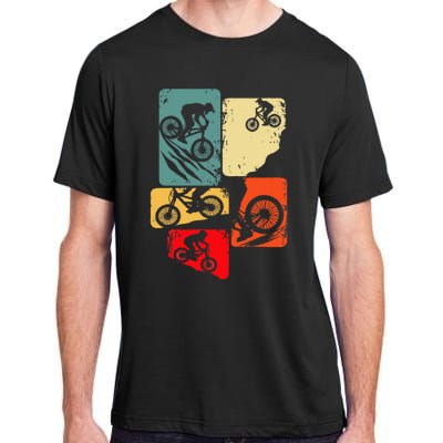 Mountain Bike Downhill Mtb Biking Cycling Biker Adult ChromaSoft Performance T-Shirt