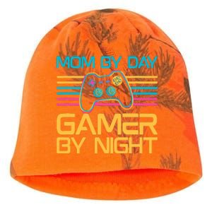 Mom By Day Gamer By Night Video Games Lover Gamer Mom Kati - Camo Knit Beanie