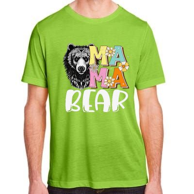 Mama Bear Don't Mess with Mama Bear Mothers Day Matching Adult ChromaSoft Performance T-Shirt