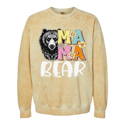 Mama Bear Don't Mess with Mama Bear Mothers Day Matching Colorblast Crewneck Sweatshirt