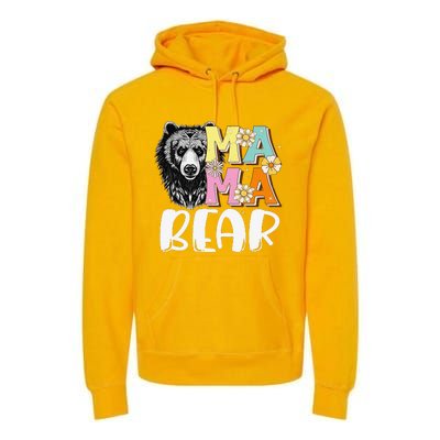 Mama Bear Don't Mess with Mama Bear Mothers Day Matching Premium Hoodie