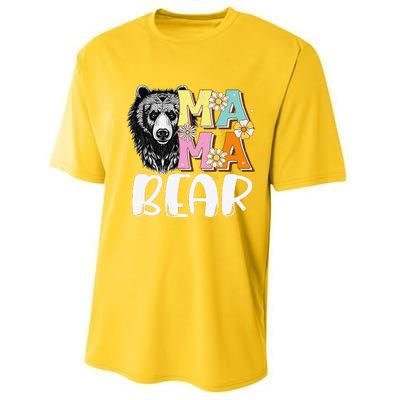 Mama Bear Don't Mess with Mama Bear Mothers Day Matching Performance Sprint T-Shirt