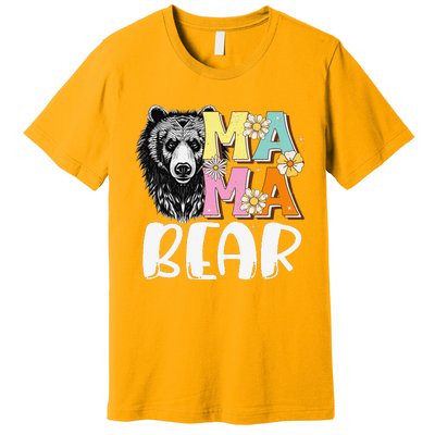 Mama Bear Don't Mess with Mama Bear Mothers Day Matching Premium T-Shirt