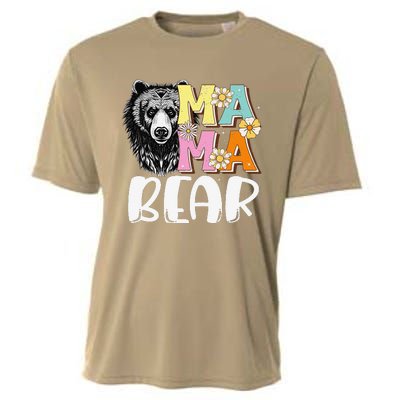 Mama Bear Don't Mess with Mama Bear Mothers Day Matching Cooling Performance Crew T-Shirt