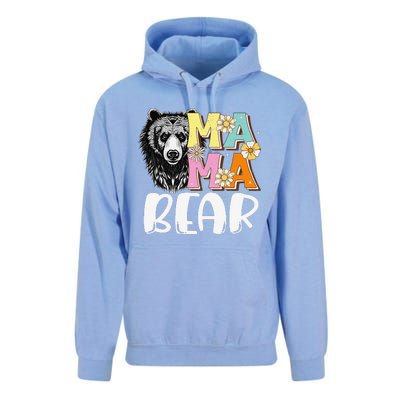 Mama Bear Don't Mess with Mama Bear Mothers Day Matching Unisex Surf Hoodie