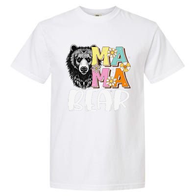 Mama Bear Don't Mess with Mama Bear Mothers Day Matching Garment-Dyed Heavyweight T-Shirt