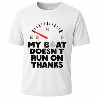 My Boat Doesn't Run On Thanks Funny Quote For Boat Owners Performance Shirt