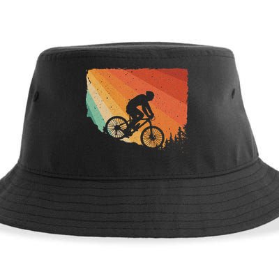 Mountain Biking Design Mountain Bike Sustainable Bucket Hat