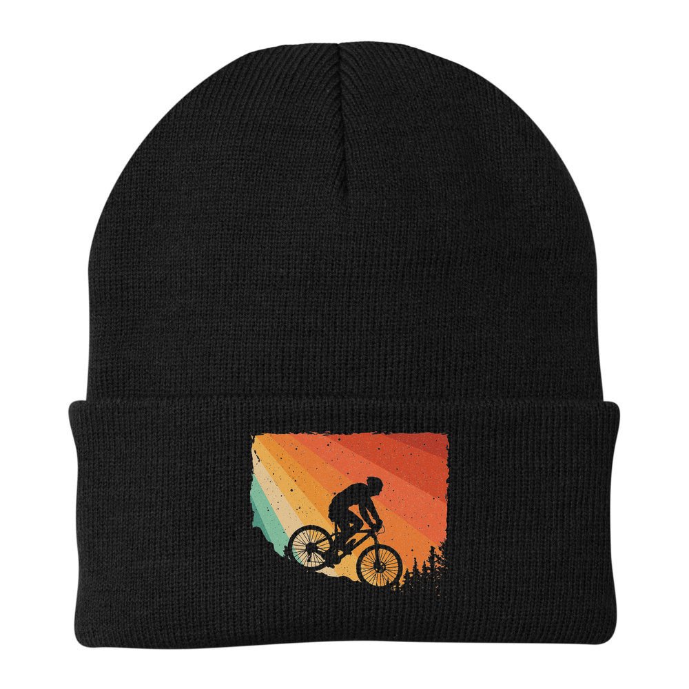 Mountain Biking Design Mountain Bike Beanie
