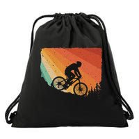 Mountain Biking Design Mountain Bike Drawstring Bag