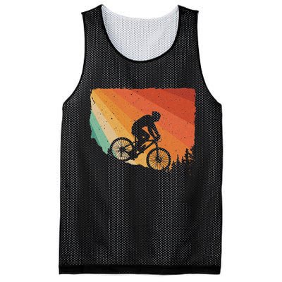 Mountain Biking Design Mountain Bike Mesh Reversible Basketball Jersey Tank