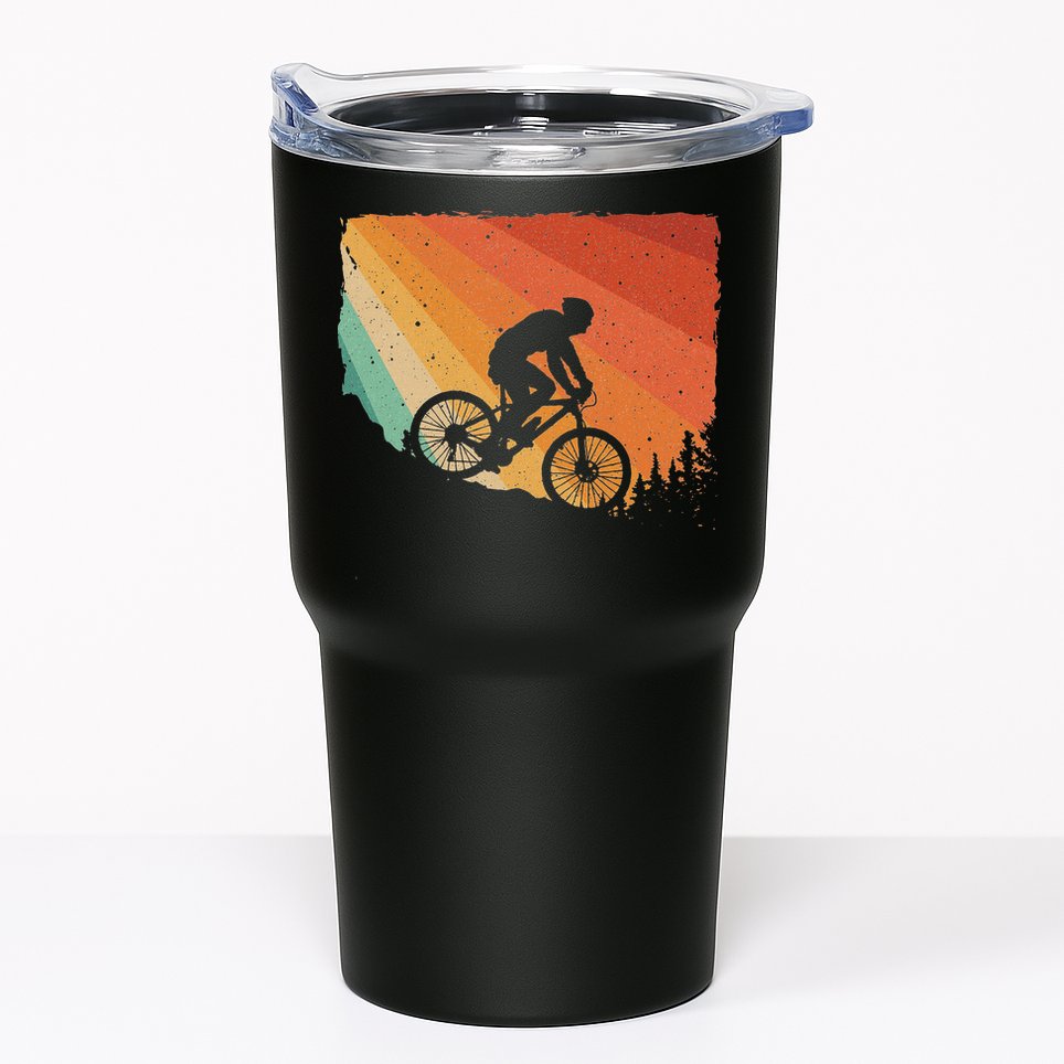 Mountain Biking Design Mountain Bike Tumbler