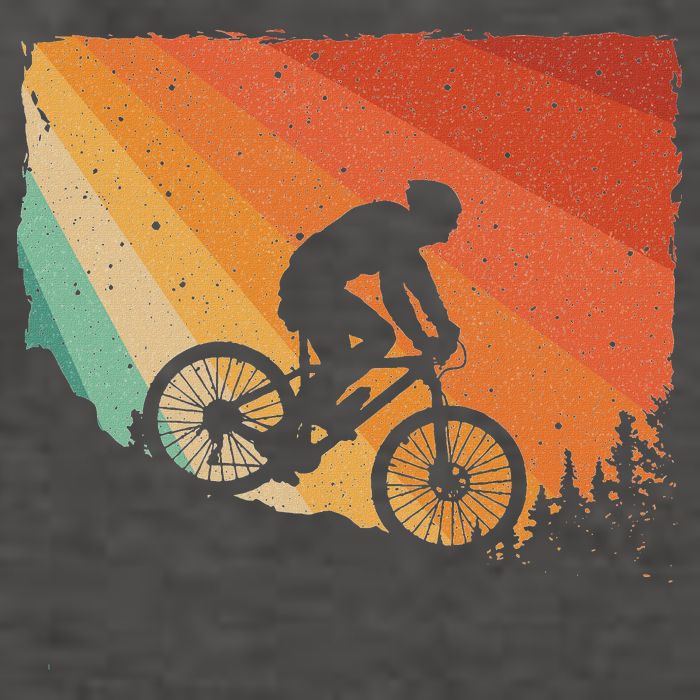 Mountain Biking Design Mountain Bike Vector Backpack