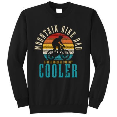 Mountain Bike Dad Funny Vintage MTB Downhill Biking Cycling Sweatshirt