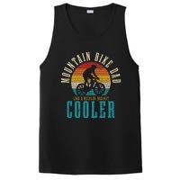 Mountain Bike Dad Funny Vintage MTB Downhill Biking Cycling PosiCharge Competitor Tank