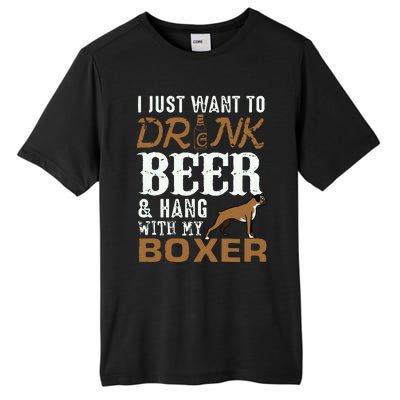 Men Boxer Dad T Funny Fathers Day Dog Lover Gift Beer Tee Tall Fusion ChromaSoft Performance T-Shirt