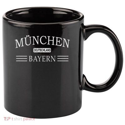 München Bayern Deutschland Munich Bavaria Germany 11oz C Handle Ceramic Mug