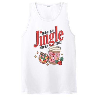 My Bells Dont Jingle Without Coffee Christmas PosiCharge Competitor Tank