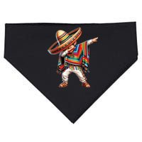 Mexican Boy Dabbing Poncho Cinco De Mayo USA-Made Doggie Bandana