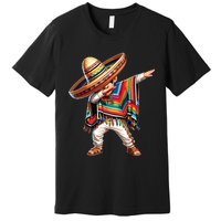 Mexican Boy Dabbing Poncho Cinco De Mayo Premium T-Shirt